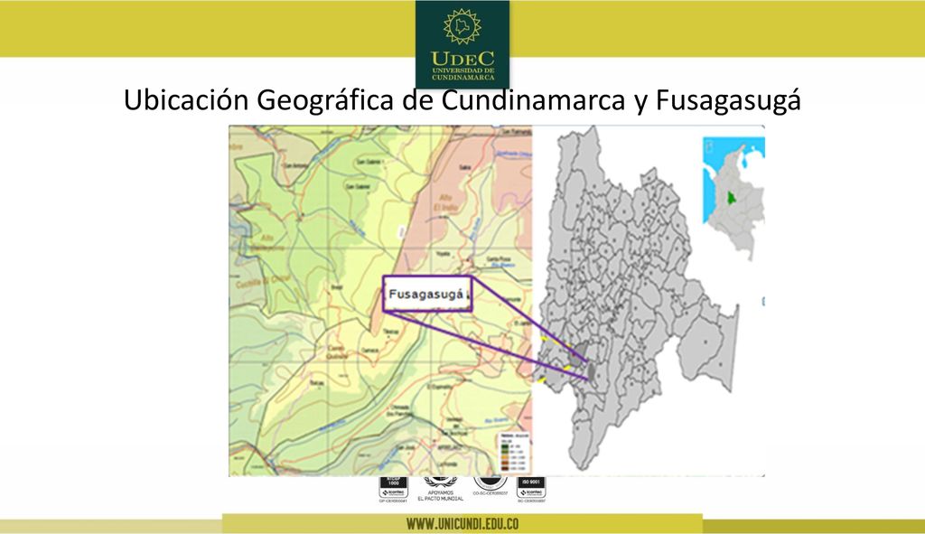 Ubicación Geográfica de Cundinamarca y Fusagasugá