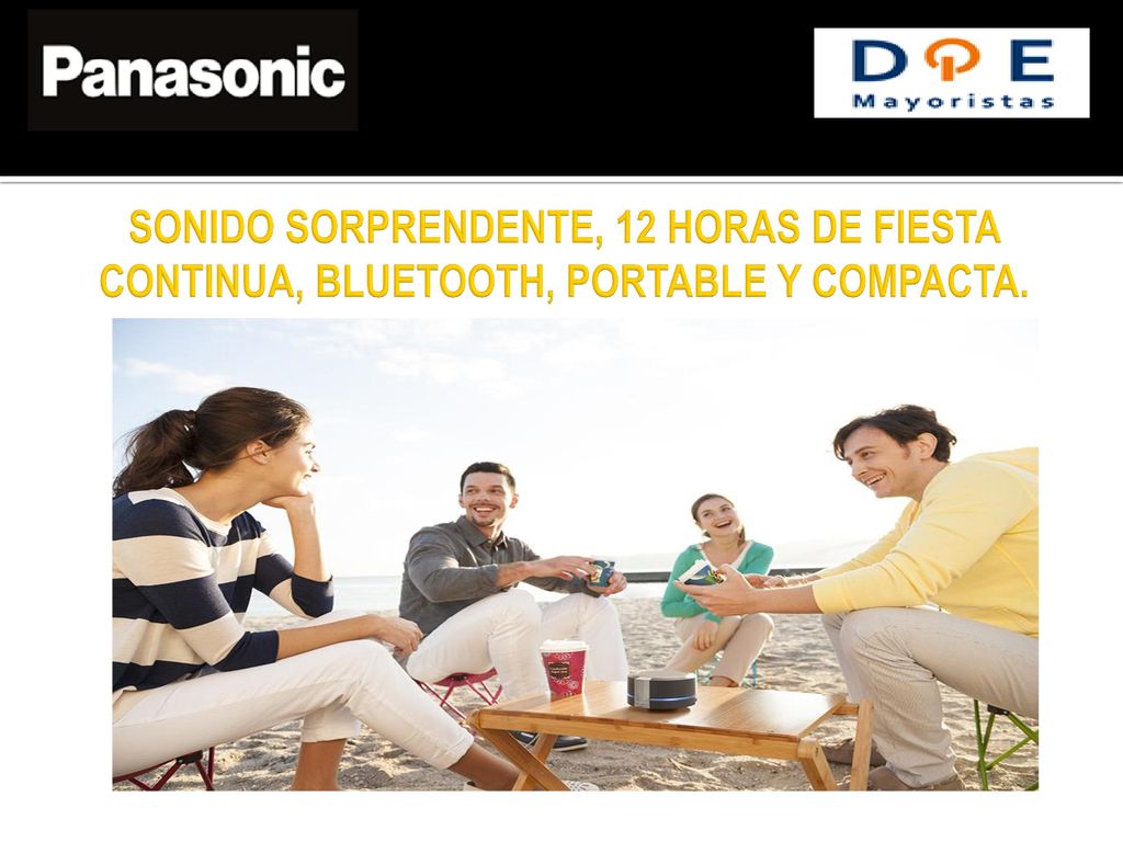 SONIDO SORPRENDENTE, 12 HORAS DE FIESTA CONTINUA, BLUETOOTH, PORTABLE Y COMPACTA.