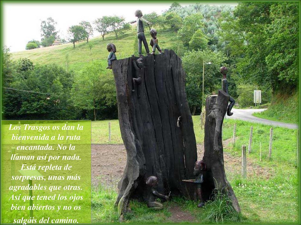 Los Trasgos os dan la bienvenida a la ruta encantada