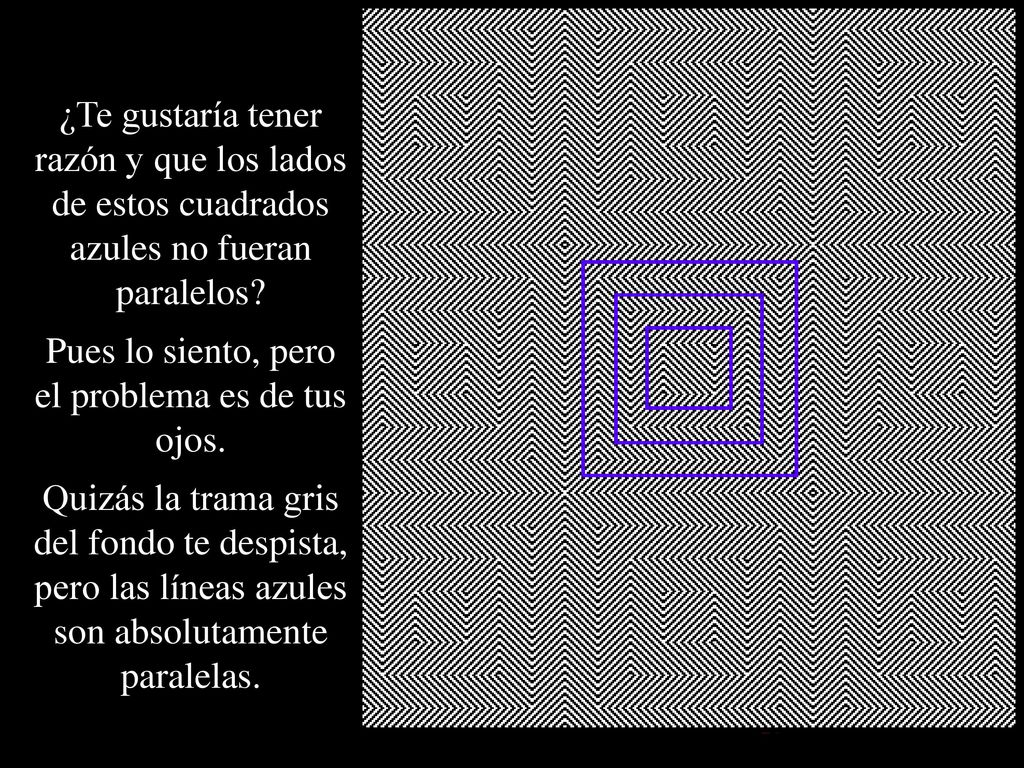 Pues lo siento, pero el problema es de tus ojos.