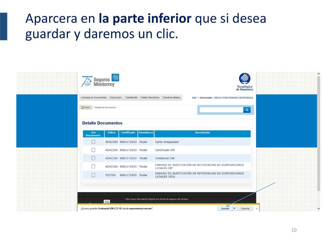 Aparcera en la parte inferior que si desea guardar y daremos un clic.