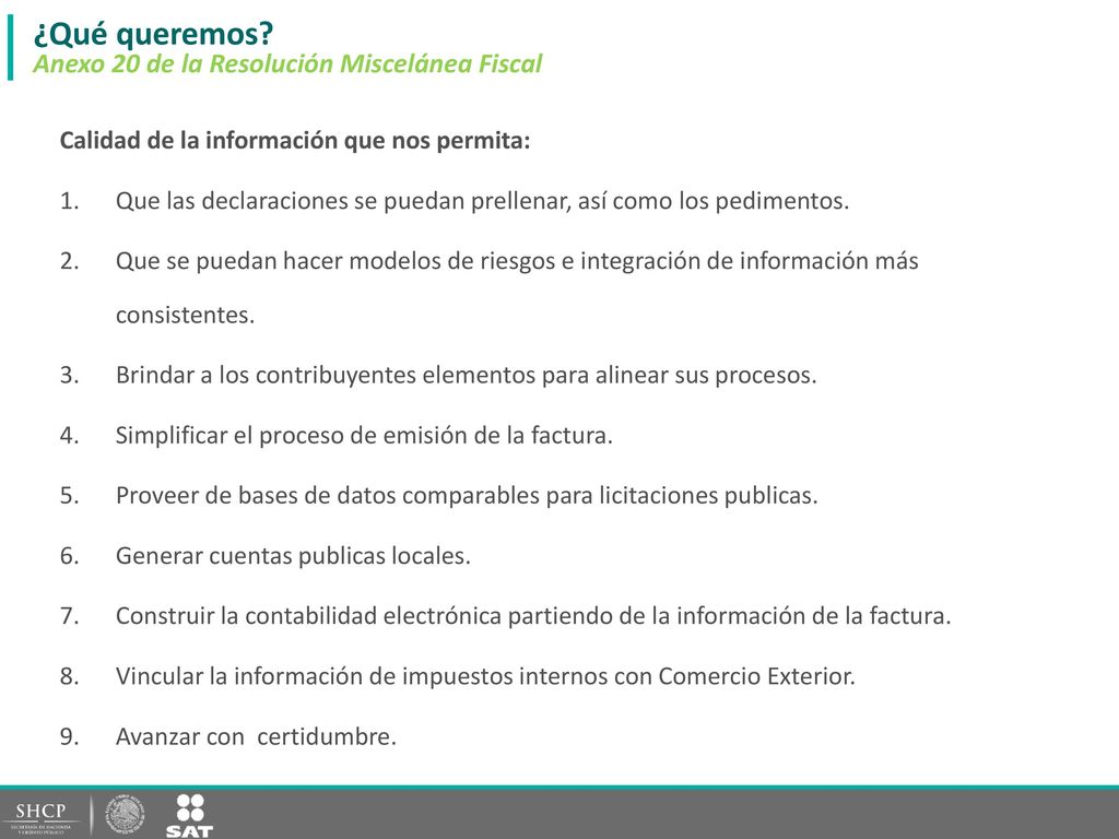Campos Anexo 20 de la Resolución Miscelánea Fiscal Elemento: Emisor
