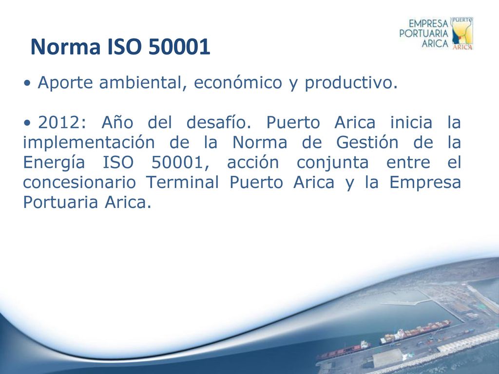 Norma ISO Aporte ambiental, económico y productivo.
