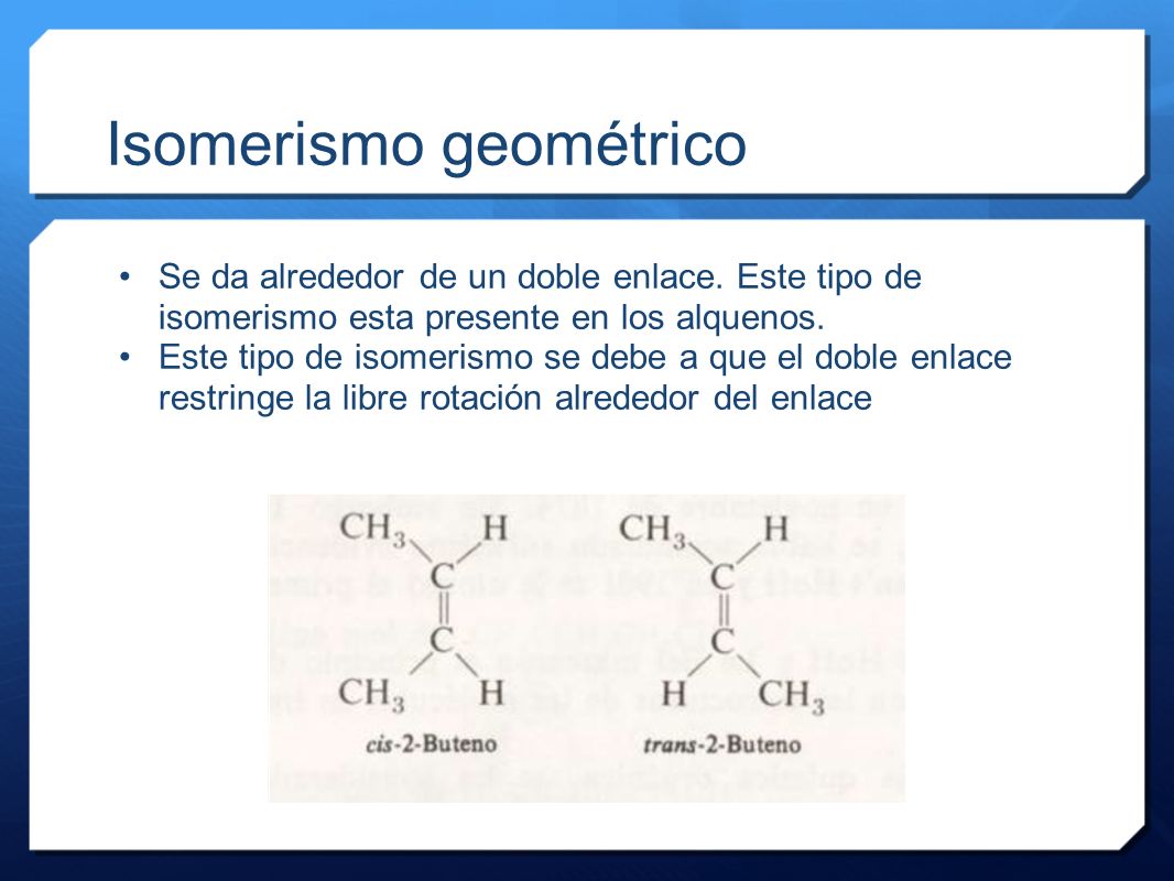 Isomerismo geométrico