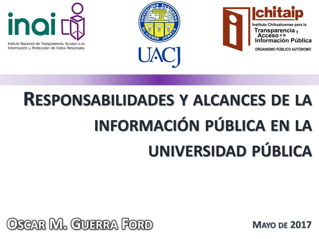Responsabilidades y alcances de la información pública en la universidad pública