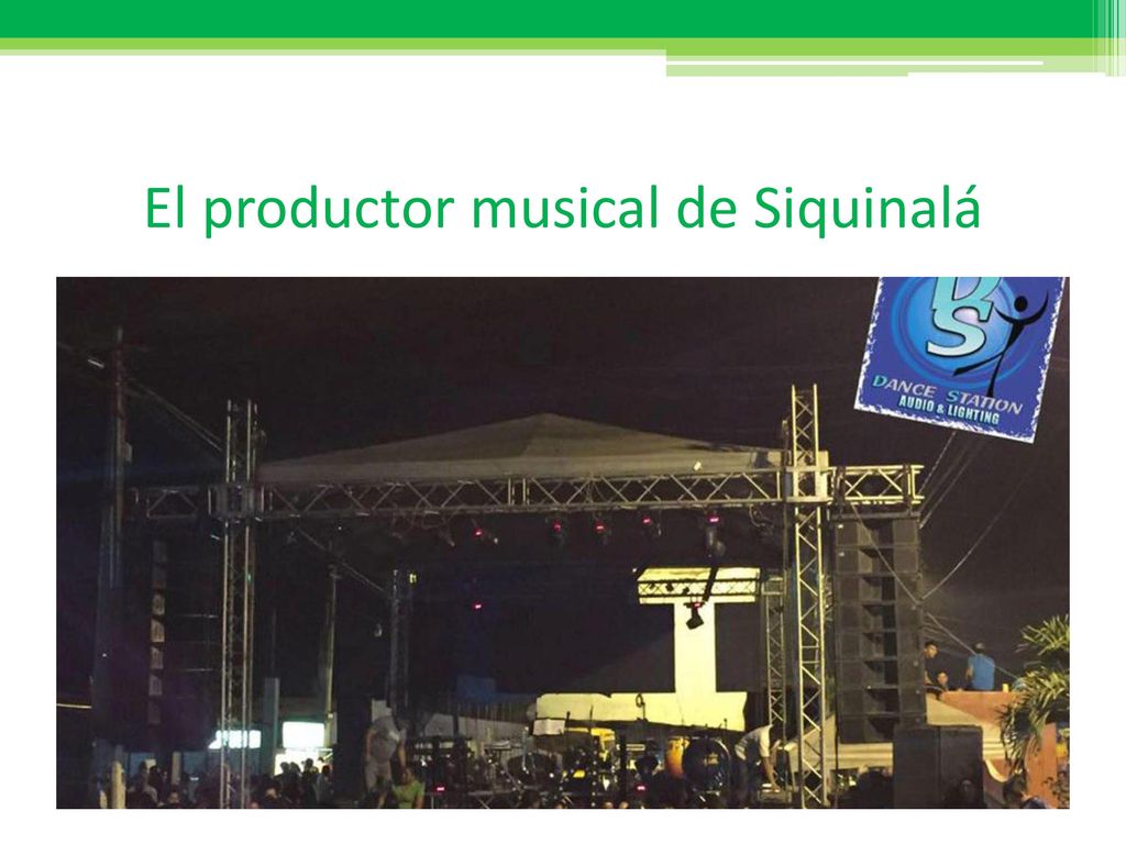 El productor musical de Siquinalá