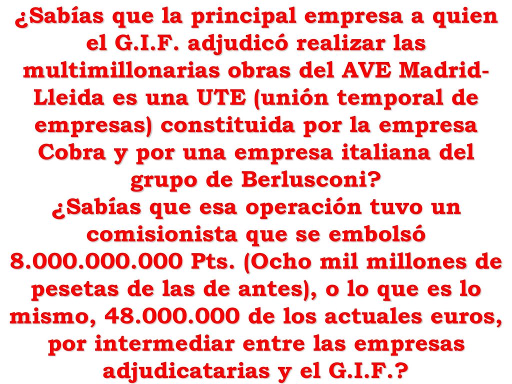 ¿Sabías que la principal empresa a quien el G. I. F
