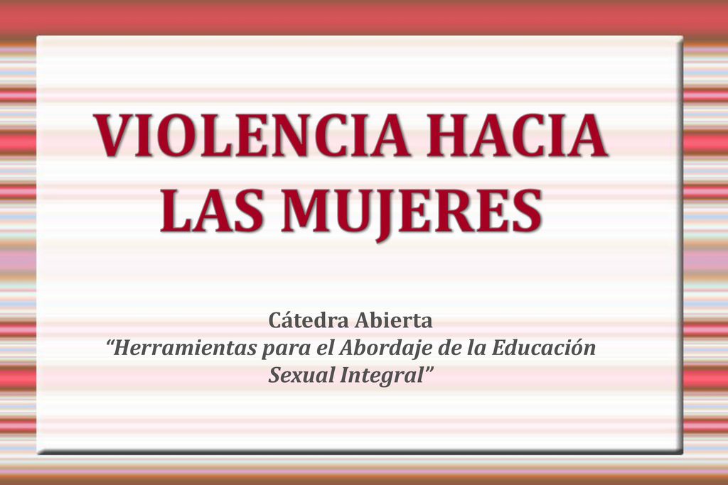 Herramientas para el Abordaje de la Educación Sexual Integral