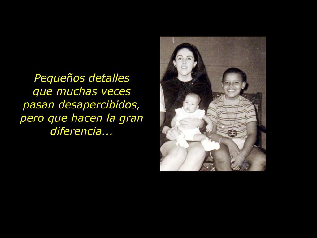 Pequeños detalles que muchas veces pasan desapercibidos, pero que hacen la gran diferencia...