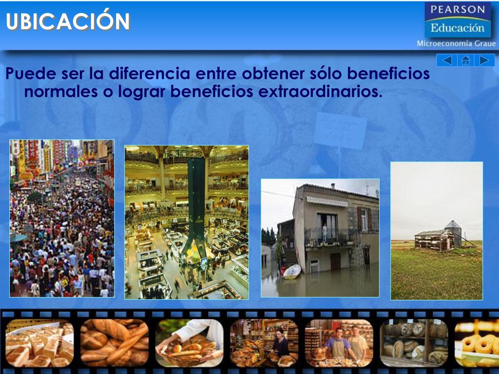 UBICACIÓN Puede ser la diferencia entre obtener sólo beneficios normales o lograr beneficios extraordinarios.