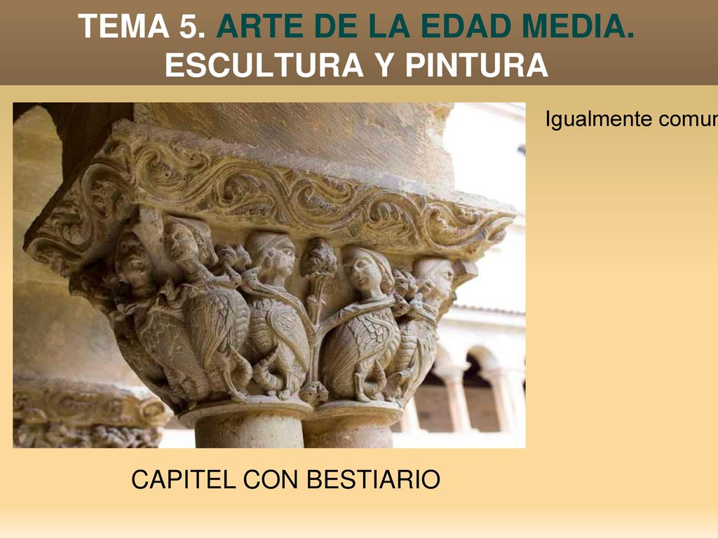 TEMA 5. ARTE DE LA EDAD MEDIA. ESCULTURA Y PINTURA