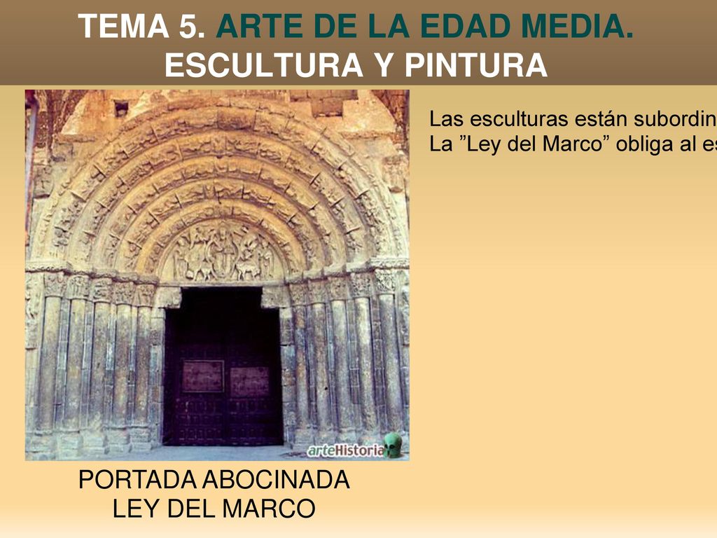 TEMA 5. ARTE DE LA EDAD MEDIA. ESCULTURA Y PINTURA