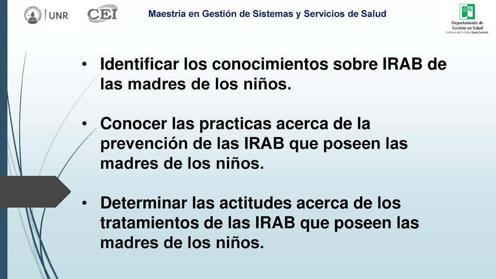 Identificar los conocimientos sobre IRAB de las madres de los niños.