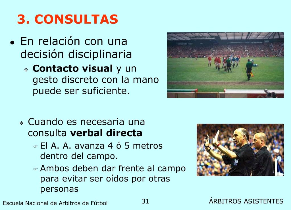 3. CONSULTAS En relación con una decisión disciplinaria