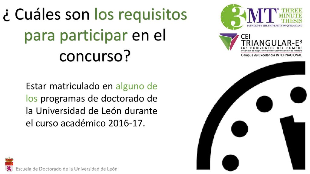 ¿ Cuáles son los requisitos para participar en el concurso