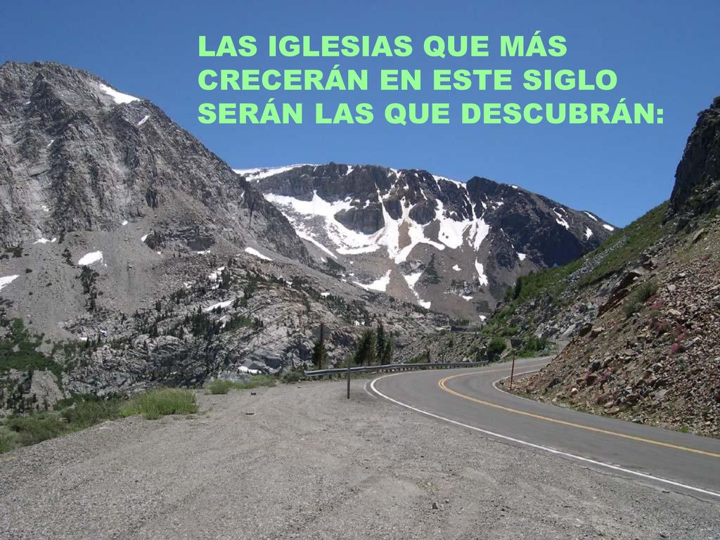 LAS IGLESIAS QUE MÁS CRECERÁN EN ESTE SIGLO SERÁN LAS QUE DESCUBRÁN: