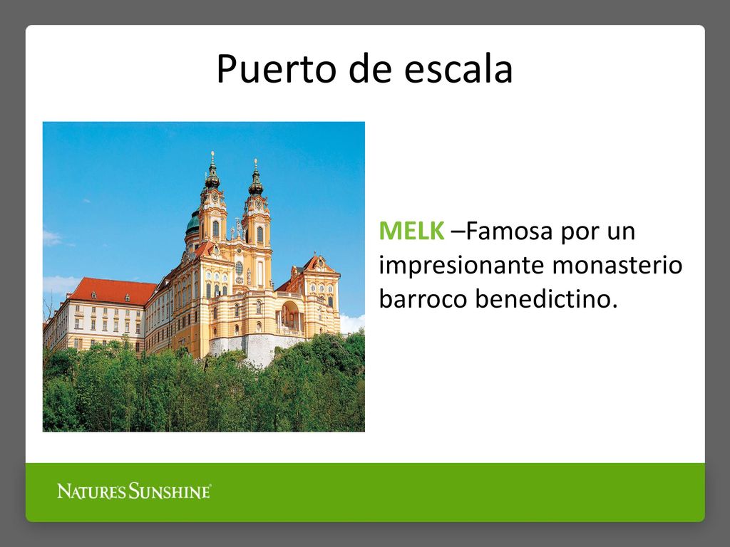 Puerto de escala MELK –Famosa por un impresionante monasterio barroco benedictino.