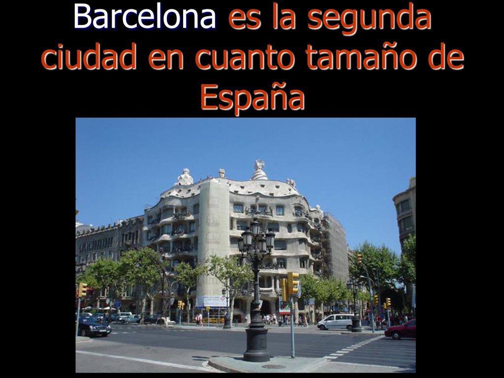 Barcelona es la segunda ciudad en cuanto tamaño de España