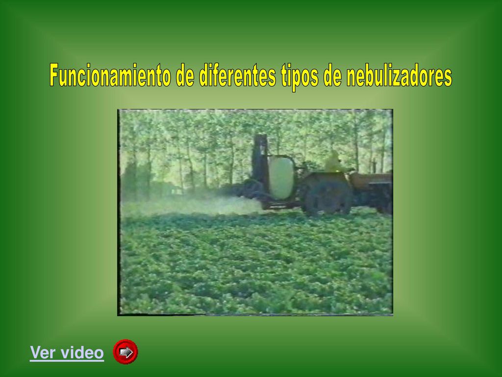 Funcionamiento de diferentes tipos de nebulizadores