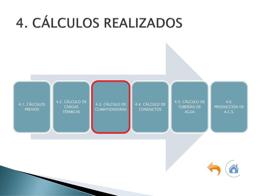 4. CÁLCULOS REALIZADOS 4.1. CÁLCULOS PREVIOS
