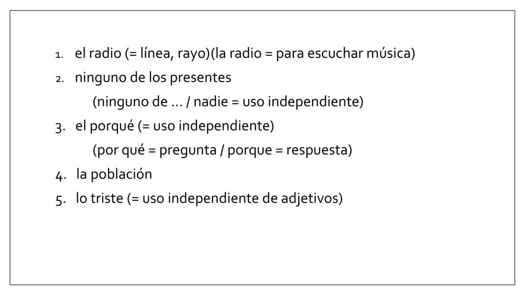 el radio (= línea, rayo) (la radio = para escuchar música)