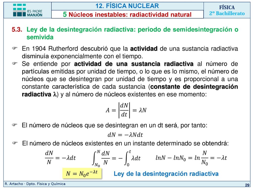 Dpto De Fisica Y Quimica Ppt Descargar