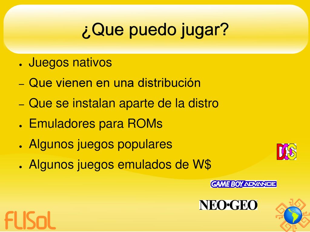 ¿Que puedo jugar Juegos nativos Que vienen en una distribución