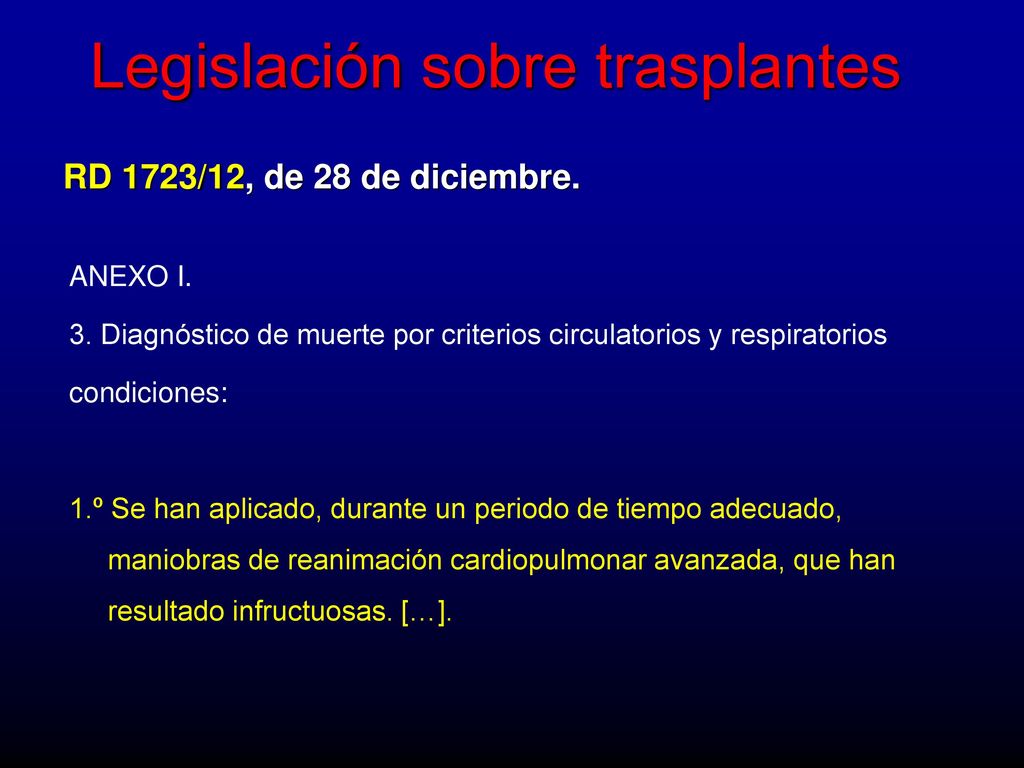 Artículo 9. Requisitos para la obtención de órganos de donante fallecido.