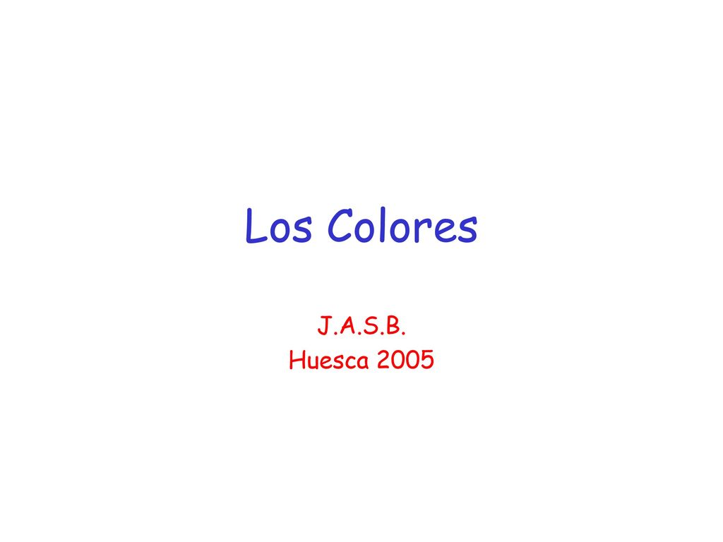 Los Colores J.A.S.B. Huesca 2005