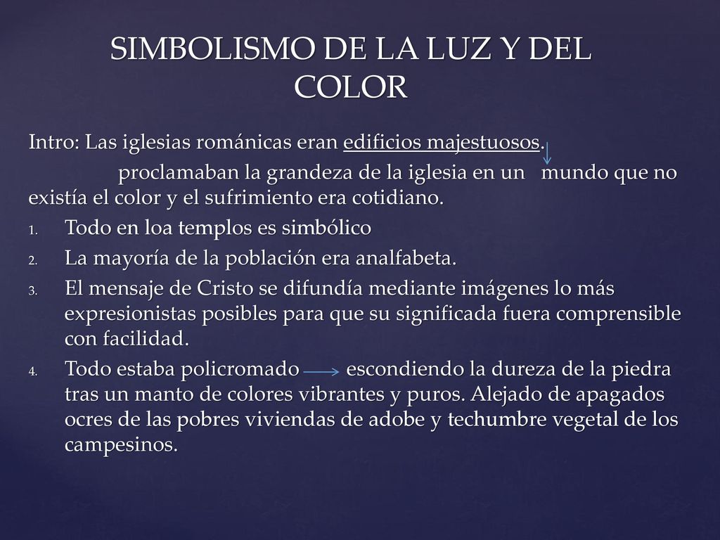 SIMBOLISMO DE LA LUZ Y DEL COLOR