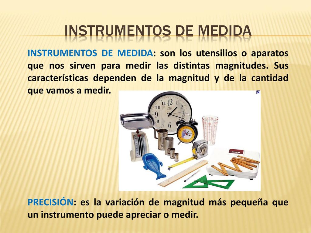 Instrumentos de medida