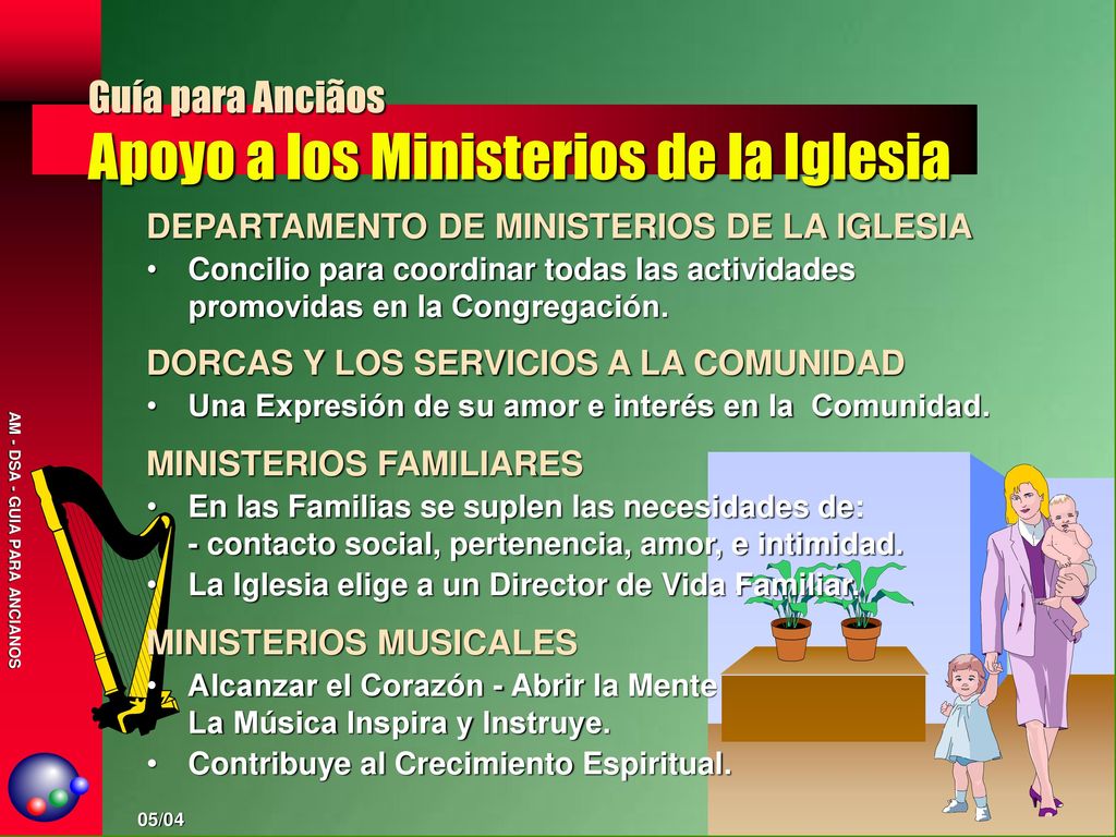 Guía para Anciãos Apoyo a los Ministerios de la Iglesia