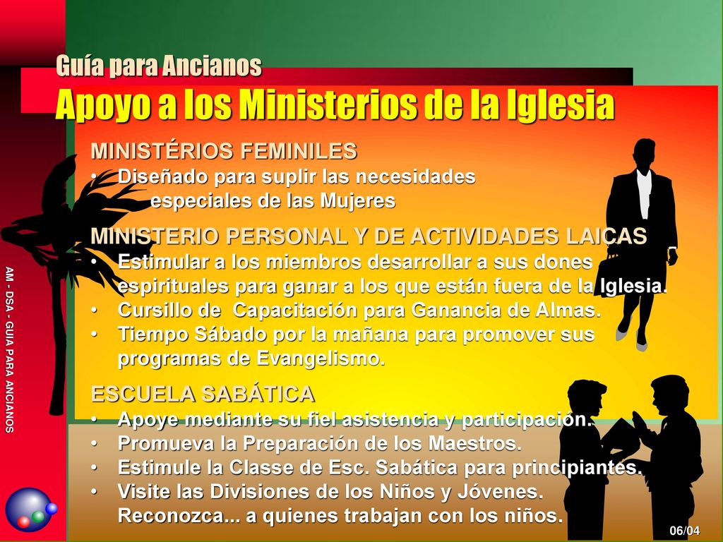 Guía para Ancianos Apoyo a los Ministerios de la Iglesia