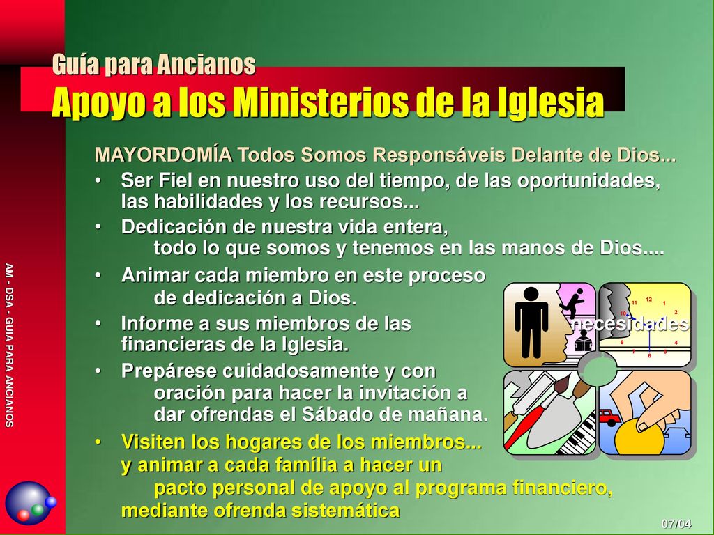 Guía para Ancianos Apoyo a los Ministerios de la Iglesia