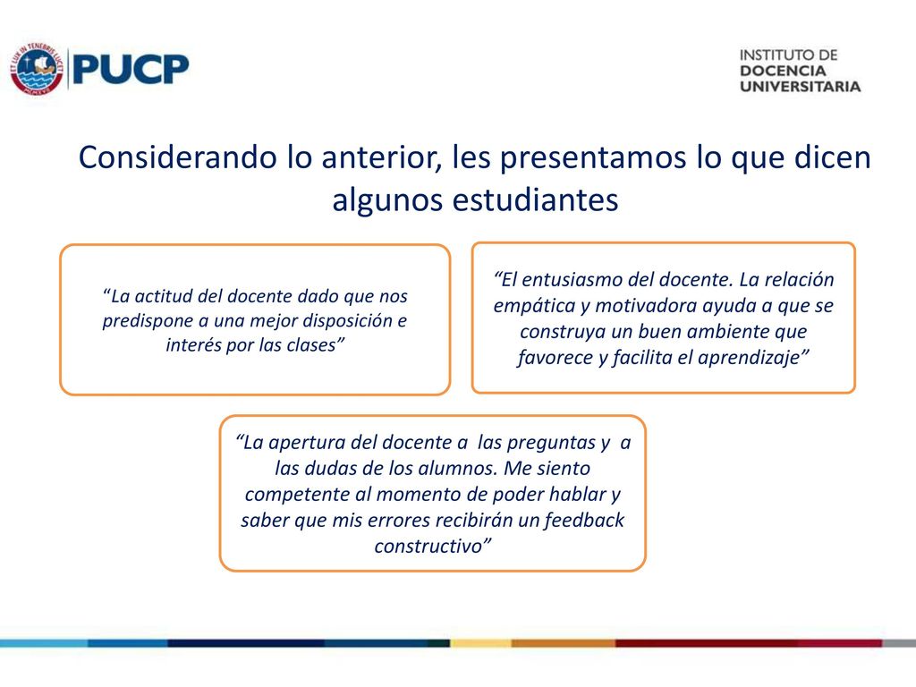 Considerando lo anterior, les presentamos lo que dicen algunos estudiantes