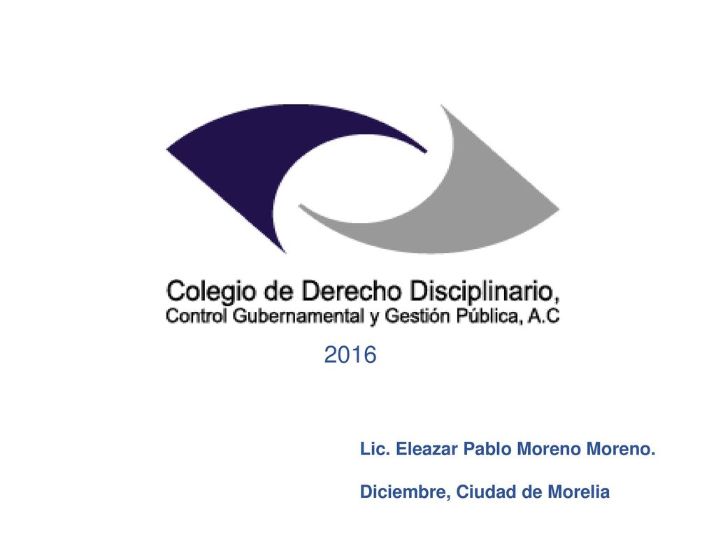 2016 Lic. Eleazar Pablo Moreno Moreno. Diciembre, Ciudad de Morelia