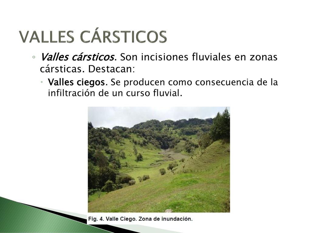 VALLES CÁRSTICOS Valles cársticos. Son incisiones fluviales en zonas cársticas. Destacan: