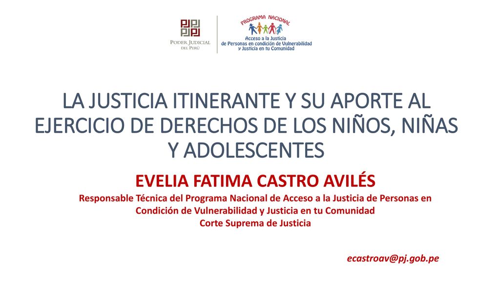 EVELIA FATIMA CASTRO AVILÉS Corte Suprema de Justicia