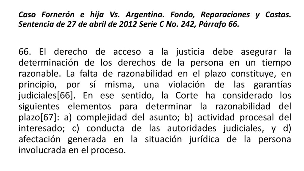 Caso Fornerón e hija Vs. Argentina. Fondo, Reparaciones y Costas