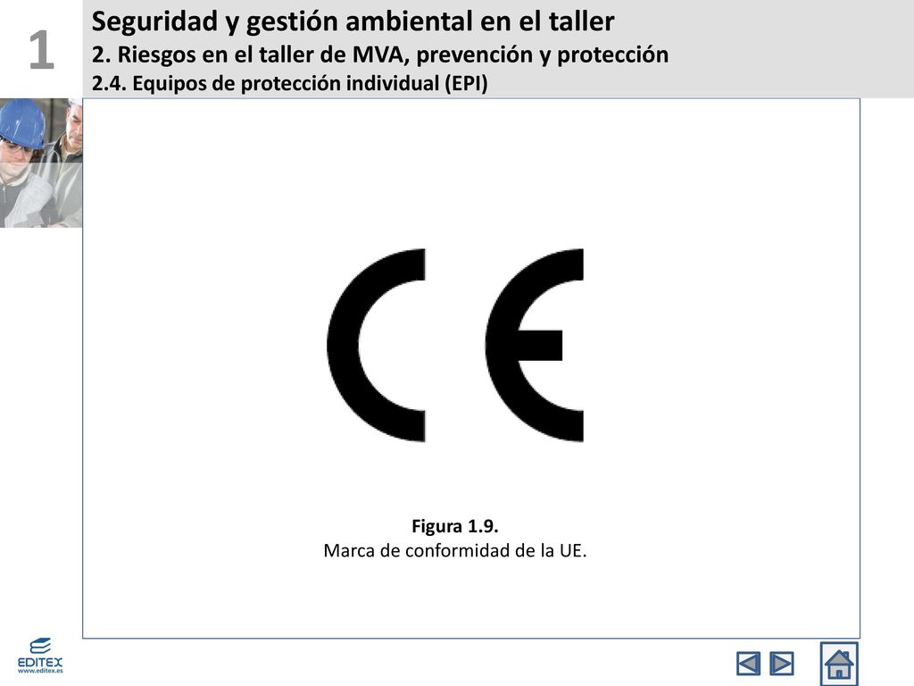 Marca de conformidad de la UE.