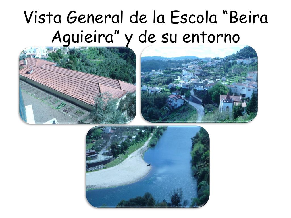 Vista General de la Escola Beira Aguieira y de su entorno