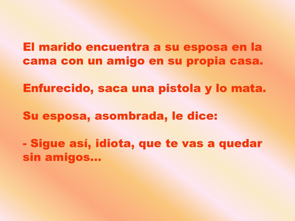 El marido encuentra a su esposa en la cama con un amigo en su propia casa.