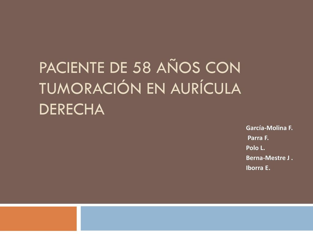 Paciente de 58 años con tumoración en aurícula derecha