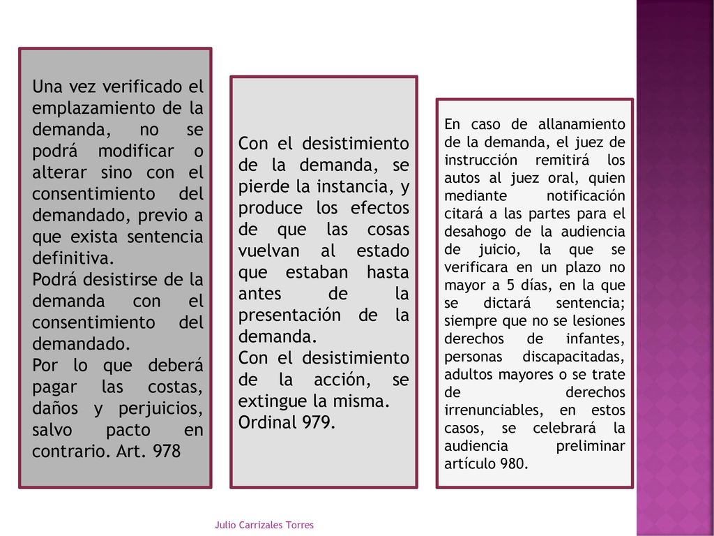 Podrá desistirse de la demanda con el consentimiento del demandado.