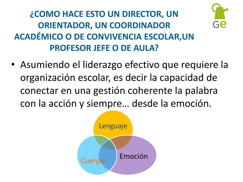 ¿COMO HACE ESTO UN DIRECTOR, UN ORIENTADOR, UN COORDINADOR ACADÉMICO O DE CONVIVENCIA ESCOLAR,UN PROFESOR JEFE O DE AULA