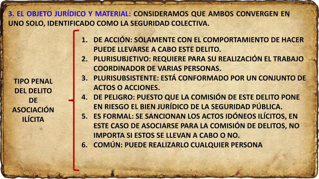 TIPO PENAL DEL DELITO DE ASOCIACIÓN ILÍCITA