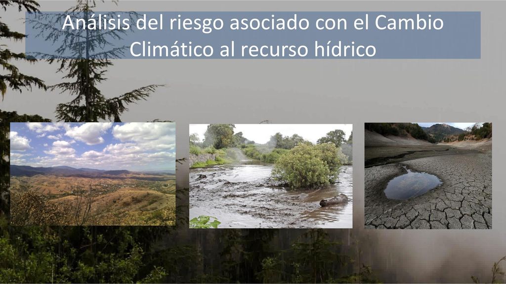 Análisis del riesgo asociado con el Cambio Climático al recurso hídrico