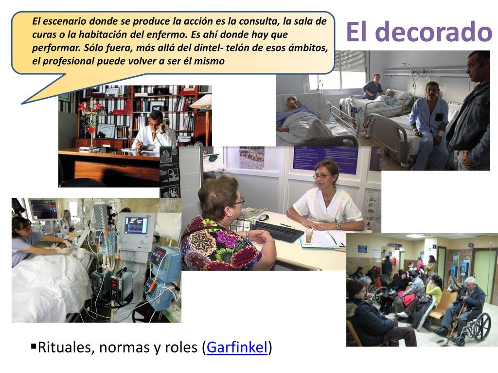 El decorado Rituales, normas y roles (Garfinkel)