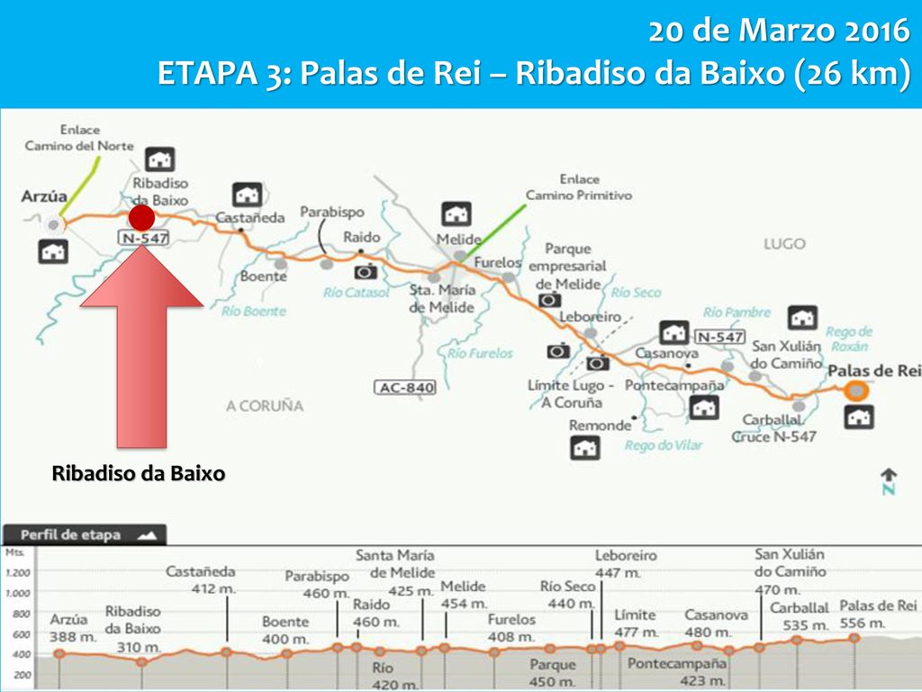 ETAPA 3: Palas de Rei – Ribadiso da Baixo (26 km)