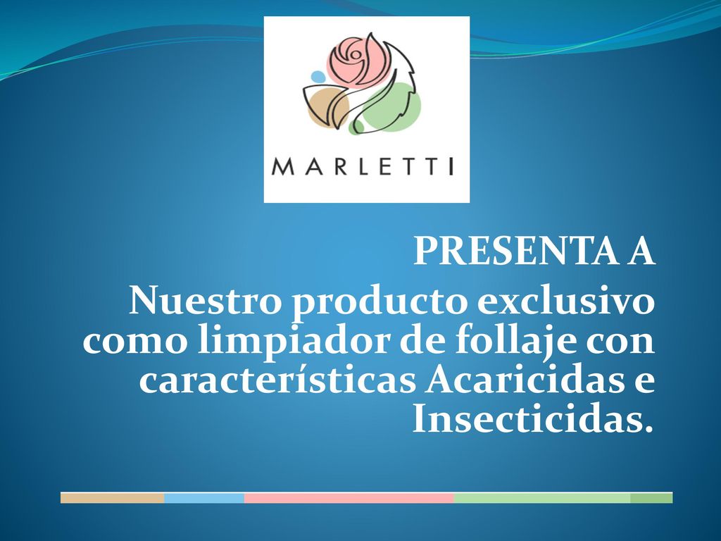 PRESENTA A Nuestro producto exclusivo como limpiador de follaje con características Acaricidas e Insecticidas.